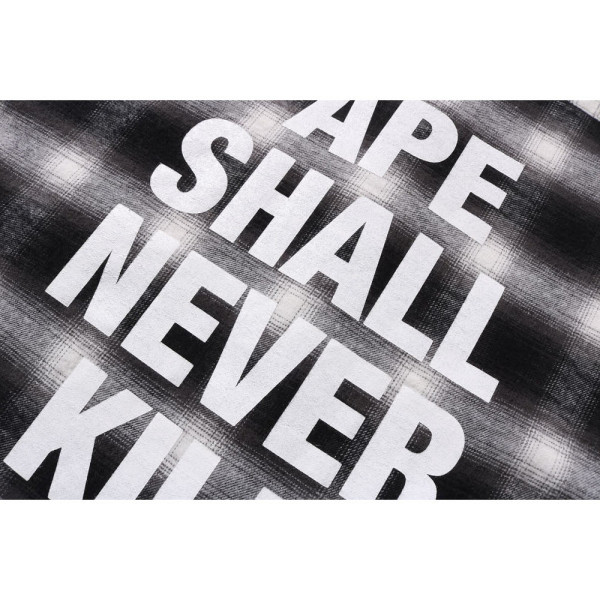 베이프 블록 체크 릴랙스 핏 셔츠 3컬러 1L70131005