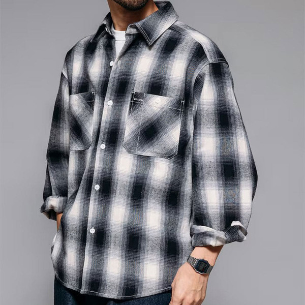 프릭스스토어 체크 플란넬 워크셔츠 3컬러 1001248900765