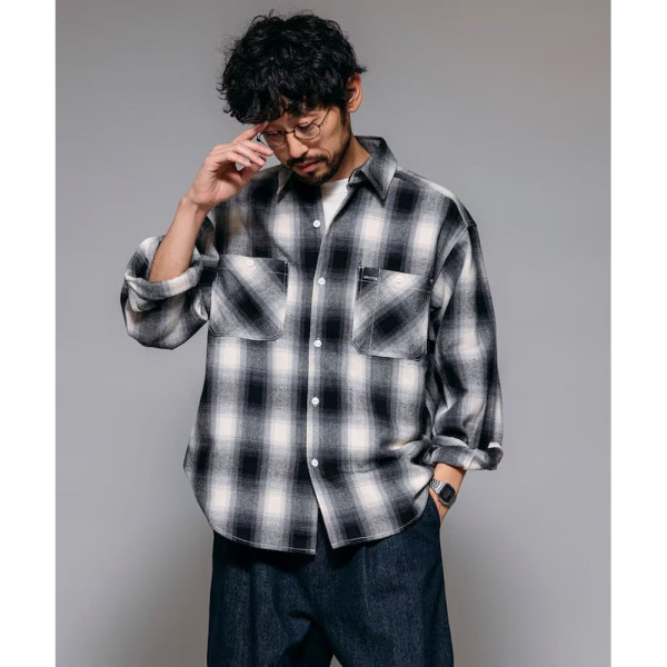 프릭스스토어 체크 플란넬 워크셔츠 3컬러 1001248900765