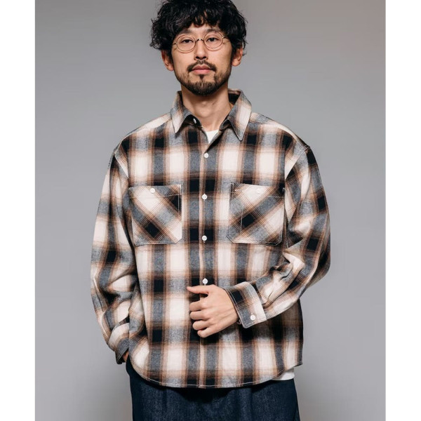 프릭스스토어 체크 플란넬 워크셔츠 3컬러 1001248900765