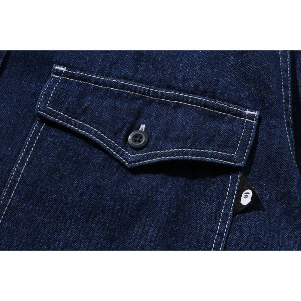 베이프 데님 샴브레이 셔츠 2컬러 7L70131301