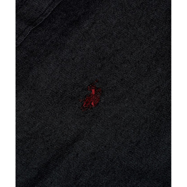 U.S. POLO ASSN. 유에스폴로에센 PUBLUX 별주 원포인트 자수 데님 셔츠 3컬러 3101291600010