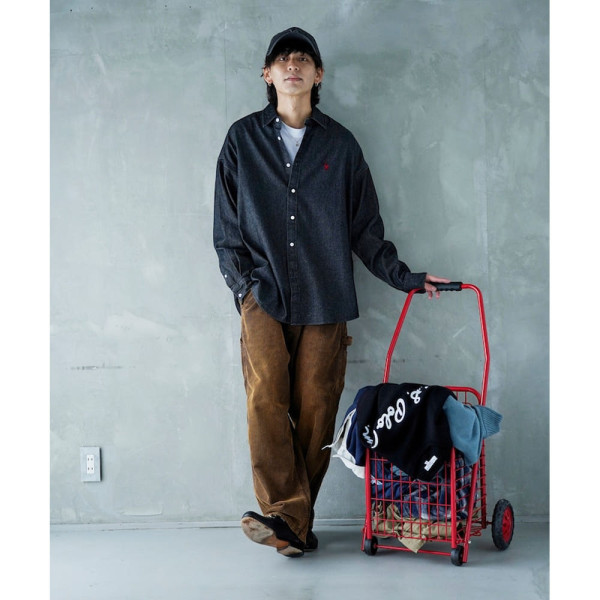 U.S. POLO ASSN. 유에스폴로에센 PUBLUX 별주 원포인트 자수 데님 셔츠 3컬러 3101291600010