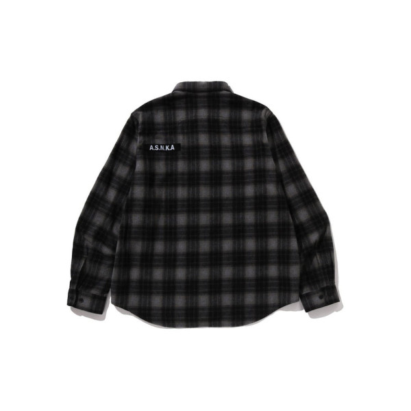 베이프 플란넬 체크 테크티컬 셔츠 2컬러 1L70131006