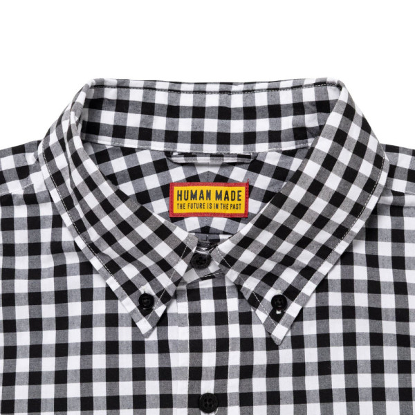 휴먼메이드 깅엄 체크 뱃지 셔츠 2컬러 HM30SH007