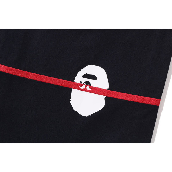 베이프 코튼 캔버스 캐주얼 셔츠 네이비 7L70131309