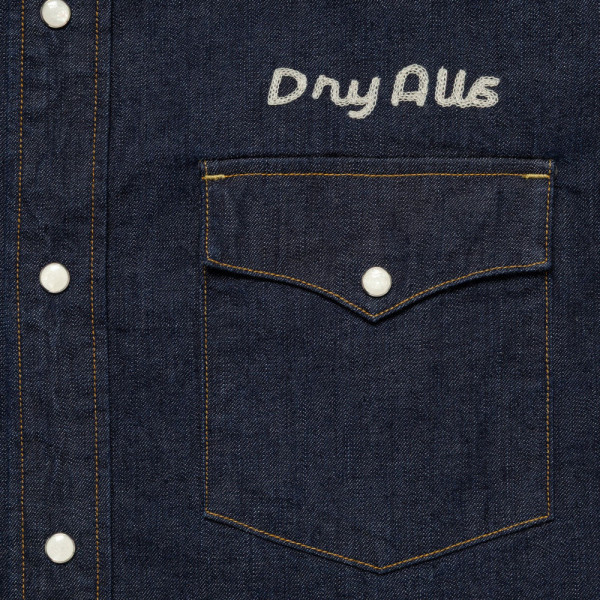 휴먼메이드 데님 웨스턴 셔츠 인디고 HM30SH001
