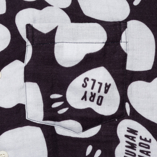 휴먼메이드 거즈 셔츠 네이비 HM29SH027