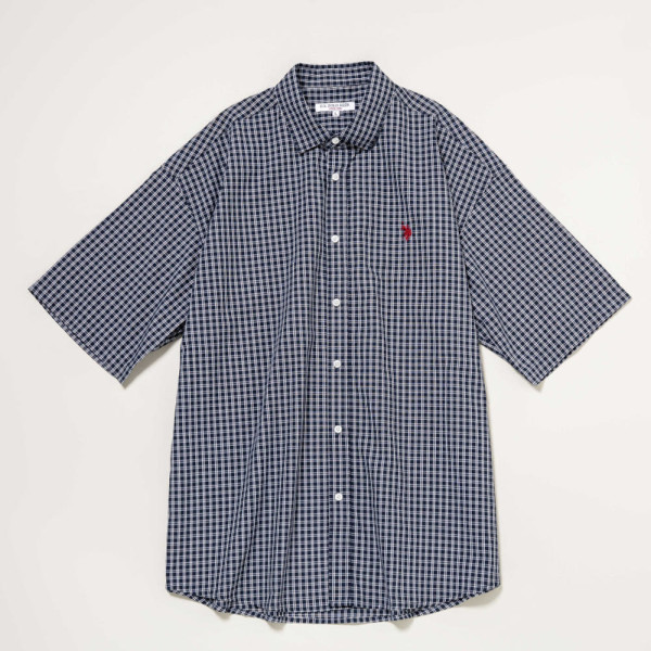 U.S. POLO ASSN. 유에스폴로에센 더블 호스맨 자수 옥스포드 반팔 셔츠 3컬러 PLM52701DQ