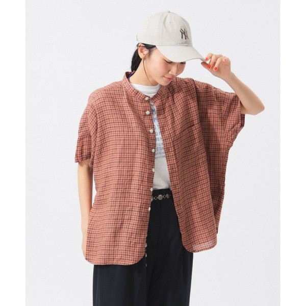 빔즈 보이 린넨 체크 반팔 셔츠 3컬러 13-01-0135-803