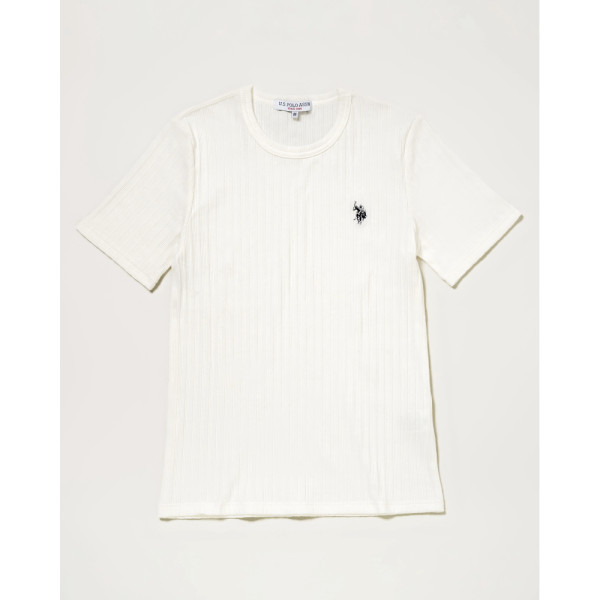 U.S. POLO ASSN. 유에스폴로에센 베이직 반팔티셔츠 더블홀스맨 자수 2컬러 PLL52243