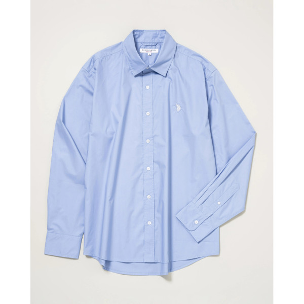 U.S. POLO ASSN. 유에스폴로에센 레귤러 카라 브로드 셔츠 더블홀스맨 자수 3컬러 PLM52709