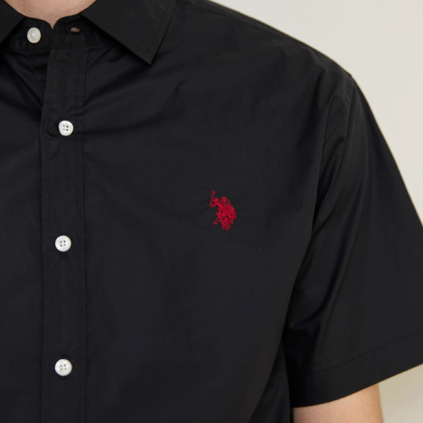 U.S. POLO ASSN. 유에스폴로에센 레귤러 카라 브로드 반팔셔츠 더블홀스맨 자수 3컬러 PLM52710