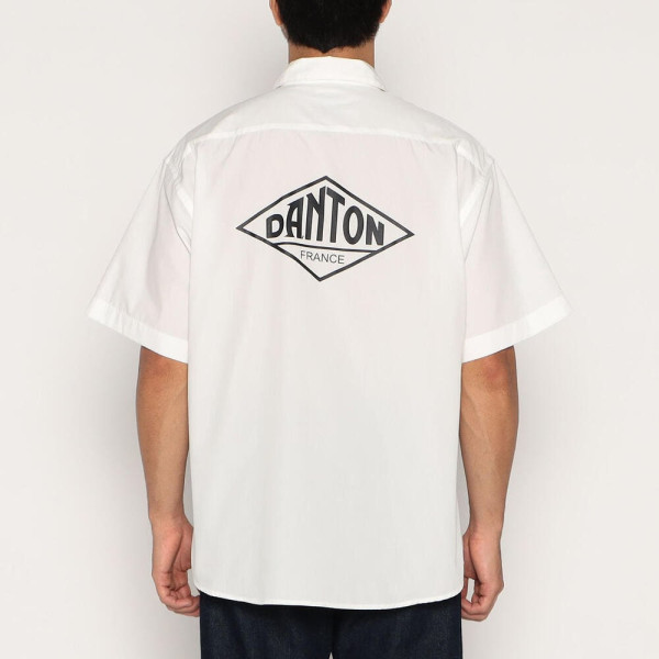 단톤 백 로고 반소매 워크 셔츠 4컬러 DT-B0226 TCR DNB251M104-0022