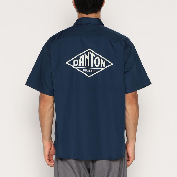 단톤 백 로고 반소매 워크 셔츠 4컬러 DT-B0226 TCR DNB251M104-0022