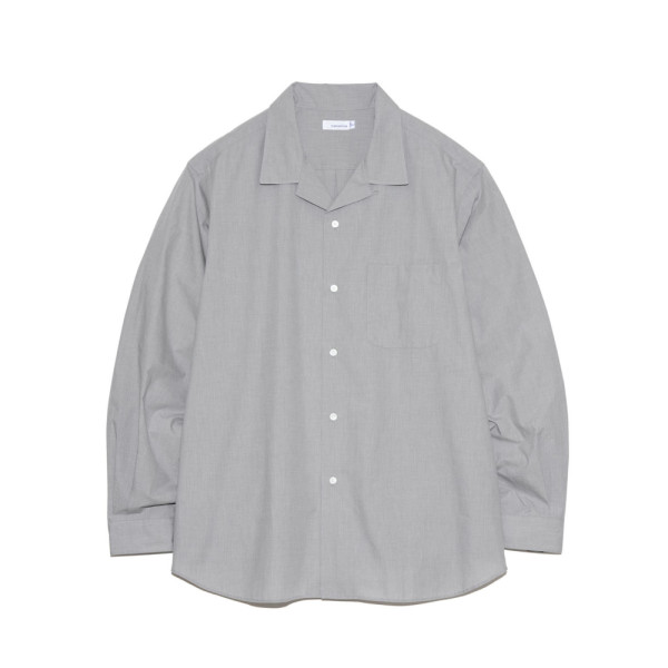 나나미카 오픈 칼라 엔드 온 엔드 셔츠 2컬러 S25SG063