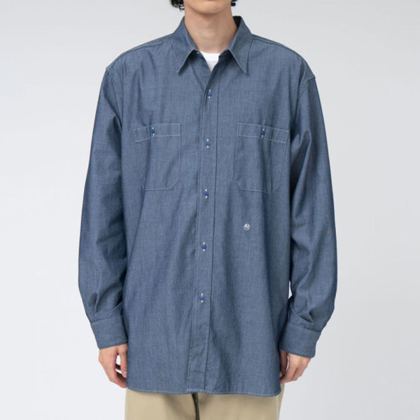 나나미카 레귤러 카라 샴브레이 셔츠 2컬러 S25SG111