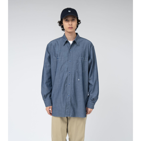 나나미카 레귤러 카라 샴브레이 셔츠 2컬러 S25SG111