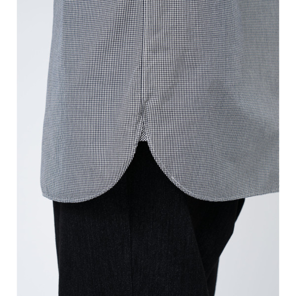 나나미카 레귤러 카라 깅엄 체크 윈드 셔츠 2컬러 S25SG094