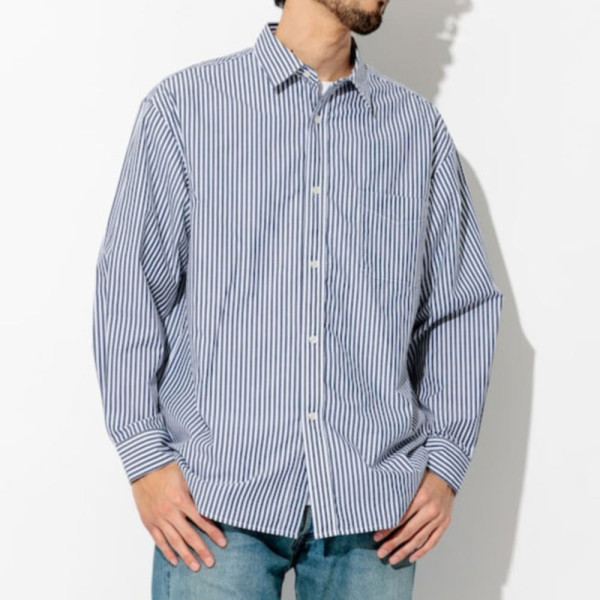 프릭스스토어 타입라이터 레귤러 카라 롱 슬리브 스트라이프 셔츠 3컬러 1001248900756