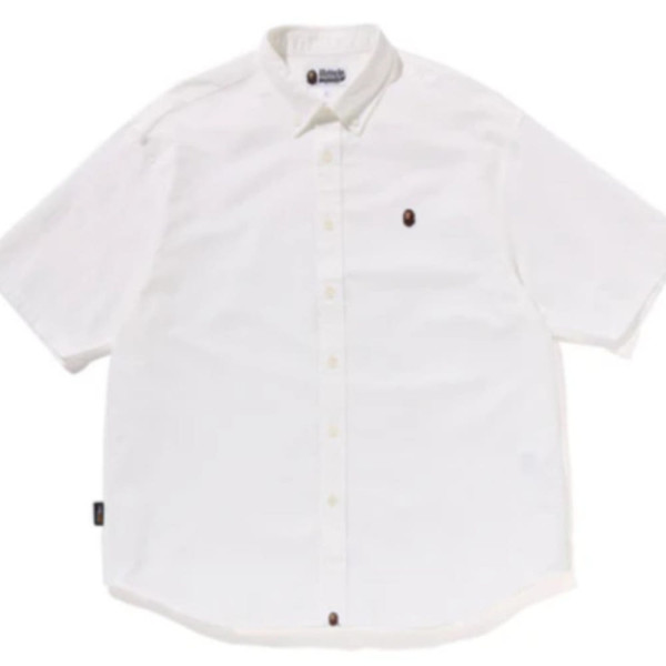 베이프 원포인트 옥스포드 S/S 반팔 셔츠 4컬러 1L30132301