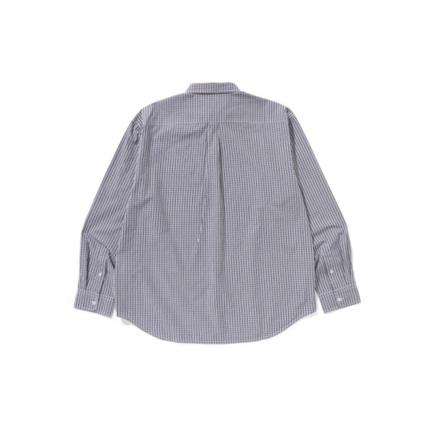 베이프 원포인트 체크 포플린 롱 슬리브 셔츠 2컬러 1L30131304