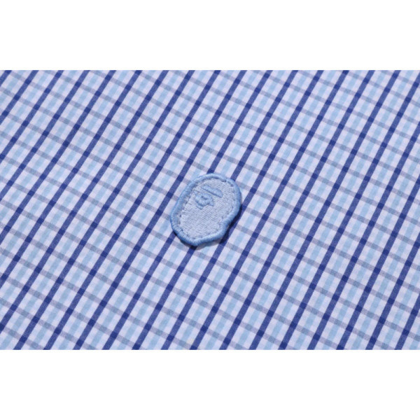 베이프 원포인트 체크 포플린 롱 슬리브 셔츠 2컬러 1L30131304