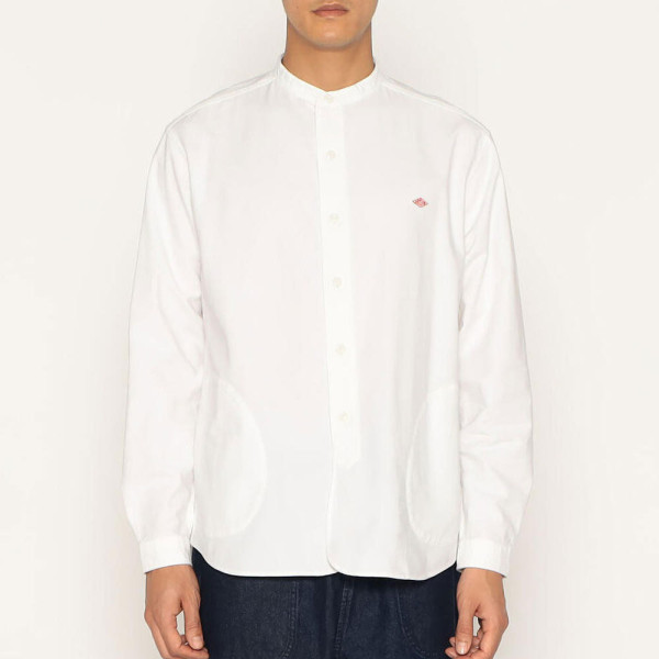 단톤 옥스포드 밴드 카라 플레인 셔츠 헨리넥 2컬러 DT-B0280 SOX DNB251M104-0001