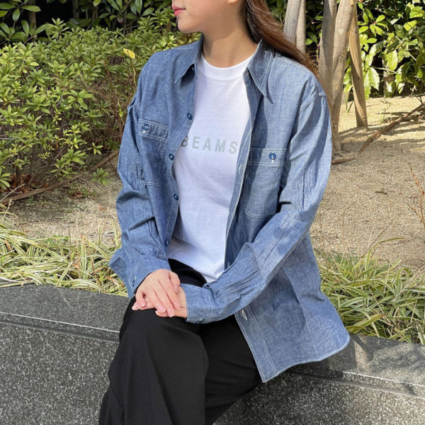 버즈릭슨 샴브레이 워크 셔츠 BR25995