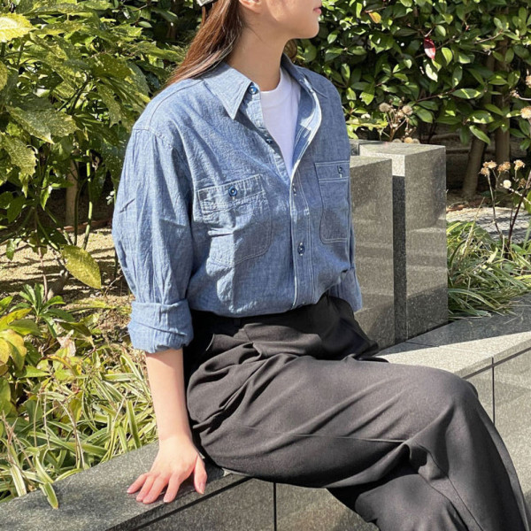 버즈릭슨 샴브레이 워크 셔츠 BR25995