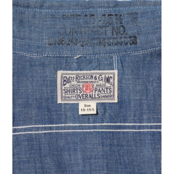 버즈릭슨 샴브레이 워크 셔츠 BR25995