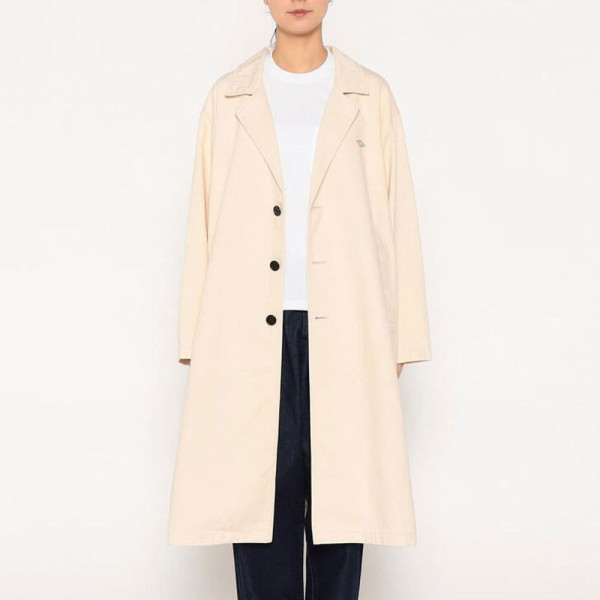 단톤 여성 코튼 드릴 샵 코트 에크루 DT-A0664 MHT DNB251L101-0028