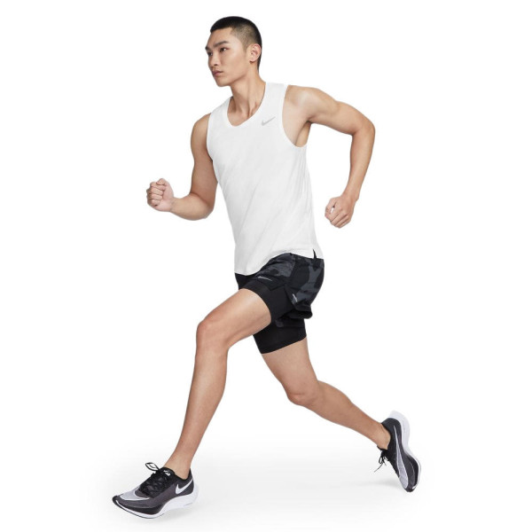 나이키 드라이핏 마일러 러닝 탱크탑 화이트 DV9322-100