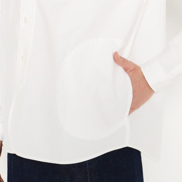 단톤 여성 옥스퍼드 밴드카라 셔츠 DT-B0279 SOX DNB261L104-0003