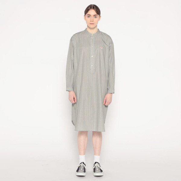 단톤 여성 코튼 포플린 밴드 카라 롱셔츠 2컬러 DT-B0342 RPL DNB252L203-0004