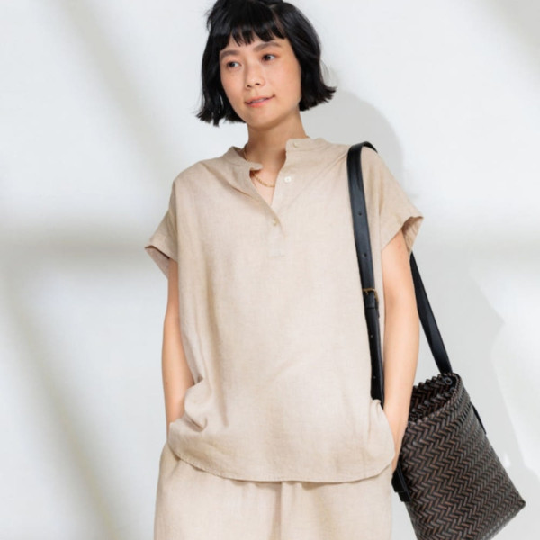 프릭스스토어 셋업 지원 린넨 블렌드 스키퍼 블라우스 6컬러 1103248900633