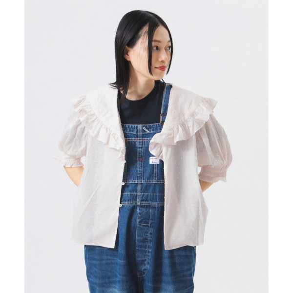 빔즈 보이 도트 도비 빅칼라 반팔 셔츠 3컬러 13-01-0182-803