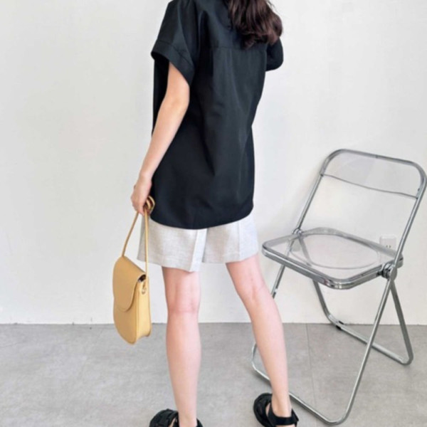 U.S. POLO ASSN. 유에스폴로에센 별주 GeeRA 프렌치 슬리브 원포인트 자수 셔츠 6컬러 208362