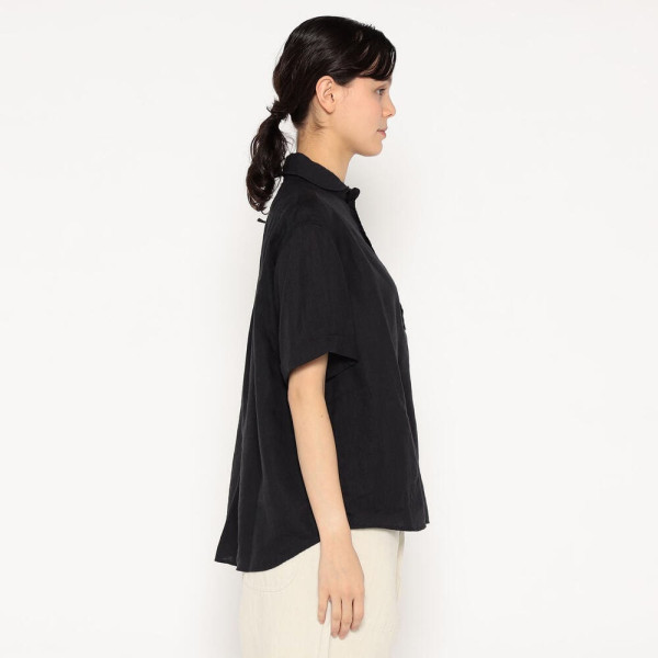 단톤 여성 린넨 라운드 카라 반팔 풀오버 셔츠 2컬러 DT-B0283 FLI DNB251L104-0007