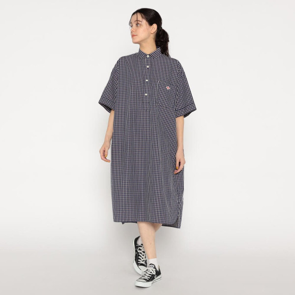 단톤 여성 코튼 팝린 풀오버 드레스 플레드 셔츠 3컬러 JD-3655 CPP DNB251L203-0002