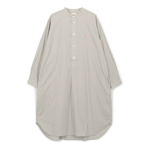 단톤 여성 코튼 포플린 밴드 카라 롱 셔츠 4컬러 DT-B0342 RPL DNB251L203-0005