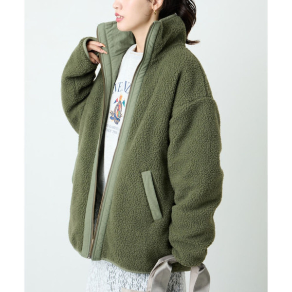 프릭스스토어 스탠드카라 리버시블 보아 블루종 3컬러 1359248900082