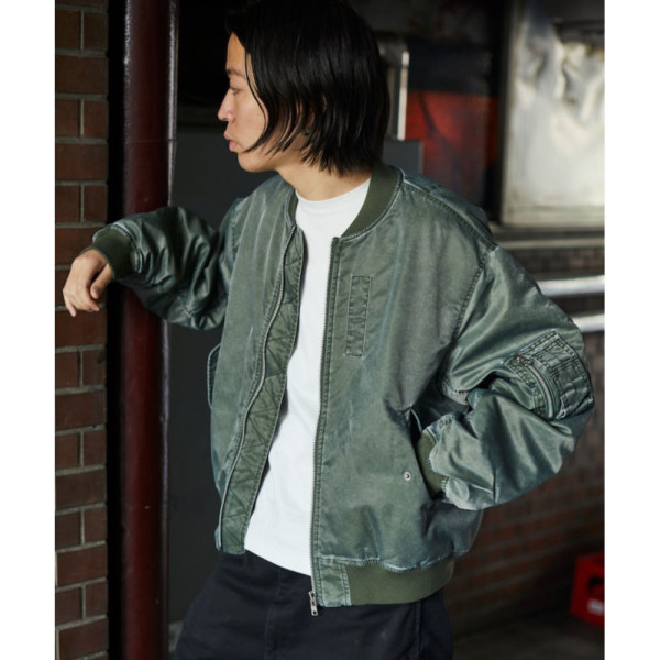 프릭스스토어 빈티지 가공 숏 안솜 MA-1 재킷 2컬러 1051248901921