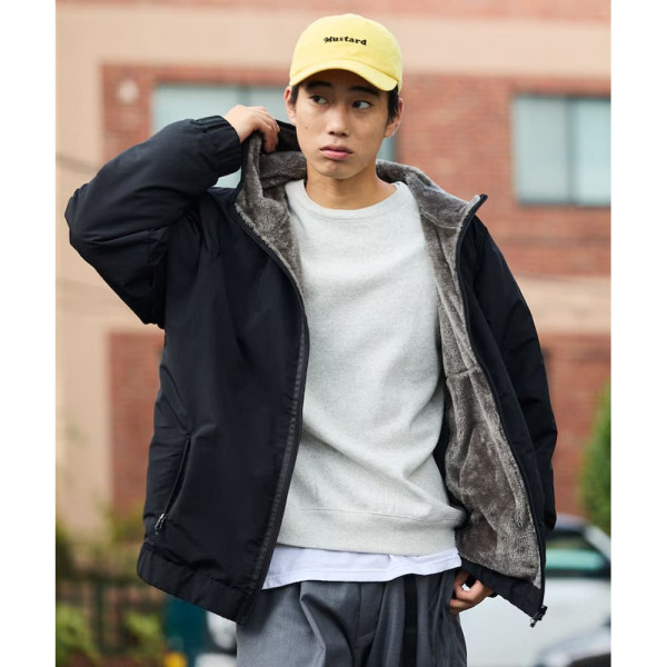 프릭스스토어 릴랙스핏 나일론 플리스 리버시블 후디 재킷 4컬러 1251248900738