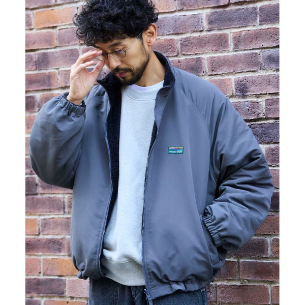 프릭스스토어 오버핏 스탠드카라 덕 블루종 퀼팅 안면 4컬러 1251248900745