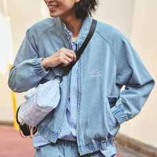 프릭스스토어 엄브로 별주 데님 스탠드 칼라 블루종 3컬러 1059394400033