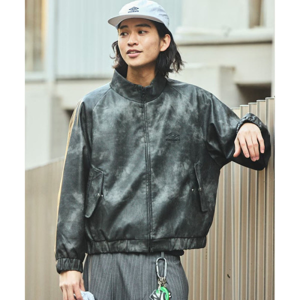 프릭스스토어 엄브로 별주 레더렛 스탠드 칼라 블루종 2컬러 1059394400032