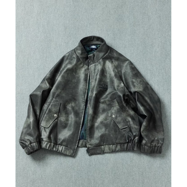 프릭스스토어 엄브로 별주 레더렛 스탠드 칼라 블루종 2컬러 1059394400032