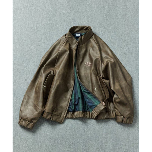 프릭스스토어 엄브로 별주 레더렛 스탠드 칼라 블루종 2컬러 1059394400032