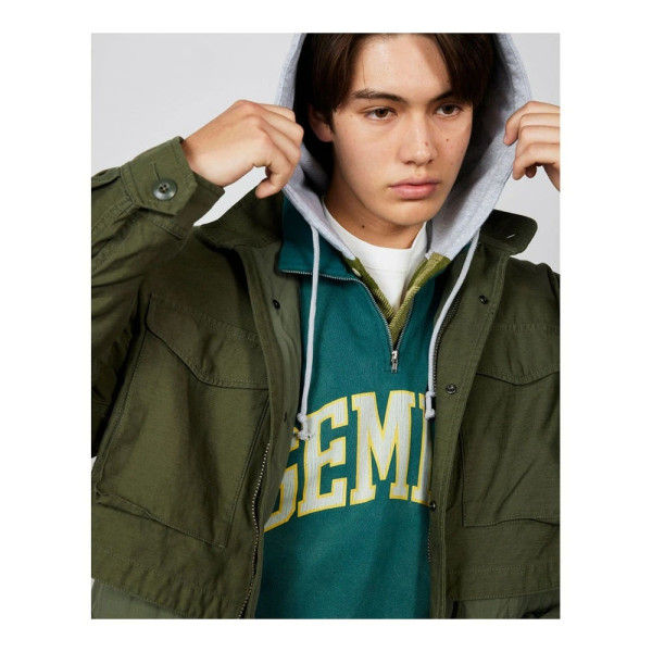 빔즈 와이드 핏 백새틴 레이어드 M-65 블루종 2컬러 11-18-3302-803-67-16 QA8879